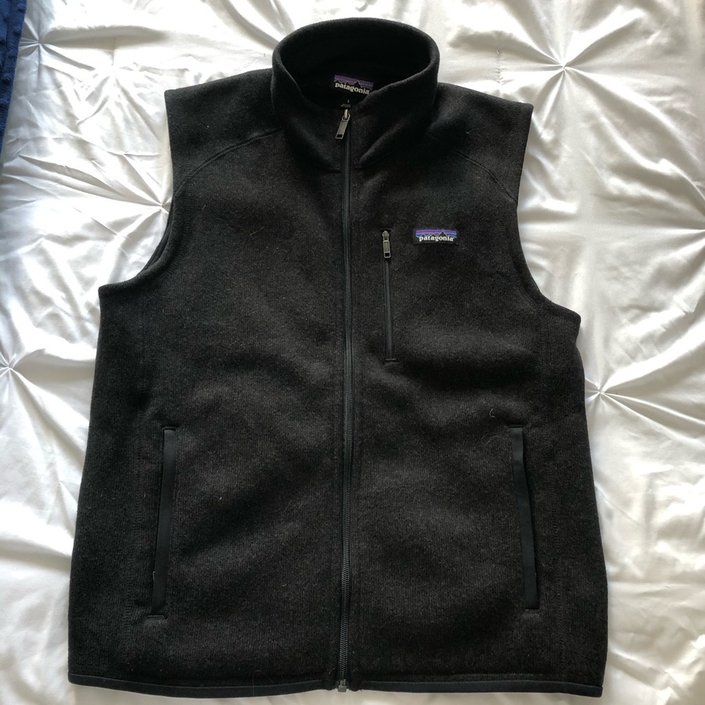 EUC Black Patagonia Vest Small